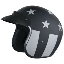 Daytona Helmets CRUISER- W/ Captain America Stealth Dot Motorcycle Helmet - £89.14 GBP