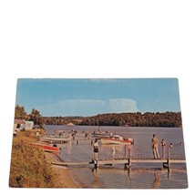 Postcard Hodenpyle Backwaters Of Michigan&#39;s Manistee River Chrome Unposted - £3.75 GBP