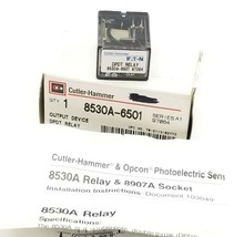Nib CUTLER-HAMMER 8530A-6501 Output Device Dpdt Relay, Ser A1, 97064, 8530A6501 - $31.99