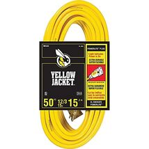 Coleman Cable 02884 50&#39; 12/3 Jacket Extension Cord, Yellow - €51,52 EUR