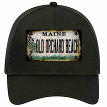 Old Orchard Beach Maine Rusty Novelty Black Mesh License Plate Hat Tag - £22.64 GBP