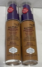 2 Almay Age Essentials Makeup Multi-Benefit SPF 15 - 180 Medium / Deep - 1 oz - $24.75