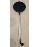 Microphone Pop Filter Black Professional Recording Adjustable Gooseneck Arm - $25.80 CAD