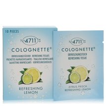 4711 Colognette Refreshing Lemon by 4711 Box Of 10 Refreshing Tissues --... - $20.99
