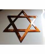 Star of David - Metal Wall Art - Copper 10 1/2&quot; x 10 1/2&quot; - $23.73