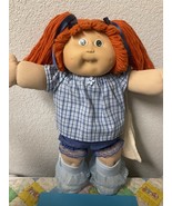 Vintage Cabbage Patch Kid Girl Red Hair Green Eyes Head Mold #5 KT Facto... - $245.00