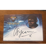 Supergirl autograph card Owain Yeoman as Vartox - $9.89