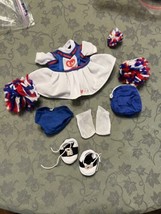 TY Gear Beanie Kids Dolls Cheerleader Outfit backpack pom poms socks shoes lot - £7.87 GBP
