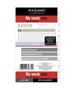 AT-A-GLANCE 2026 Weekly &amp; Monthly Refill Planner, 3.75&quot; x 6.75&quot;, 471-285... - $459.21 MXN