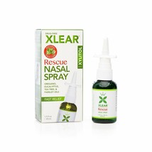 Xlear Rescue Nasal Spray with Xylitol, All-Natural Saline Nasal Spray for Sin... - £11.99 GBP