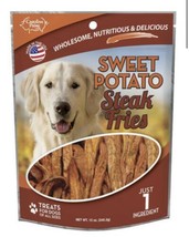 12 oz Dog Food Treats Steak Fries Sweet Potato Flavor (me) M20 - £39.34 GBP