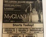 My Giant Vintage Movie  Print Ad Billy Crystal TPA23 - $5.93