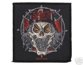 Slayer Unholy Skull 2007 - Woven Sew On Patch Official Merchandise - £3.96 GBP