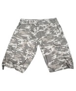 Ring Of Fire Delano Messenger Cargo Camo Shorts Mens Size 38 Drawstring ... - $21.24