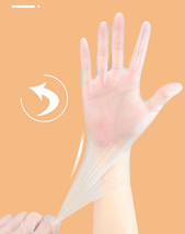 Ruilun Disposable latex gloves for laboratory use Clear disposable latex... - £10.22 GBP