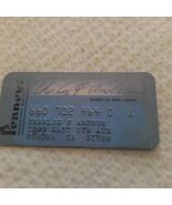 Vintage JC Penney Credit Card Penneys princess size 1960s  Blue - $13.87 CAD