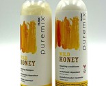 Rusk Puremix Wild Honey Repairing Shampoo &amp; Conditioner/Dry Hair 12 oz Duo - £29.42 GBP