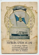 Hamburg American Line 1905 S S Moltke Passenger List  - £51.99 GBP