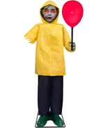 Halloween Decorations Outdoor, 4 Ft Life Size Animatronics Prop with Glo... - $131.74 CAD