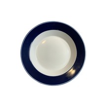 Dansk Concerto Blue Rim Soup Bowl Solid Blue Rim 8.5 in Diameter - £11.77 GBP