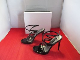 NINE WEST Women&#39;s Lexy Dress Sandals $99 - US Size 7 - Black - #826 - £24.51 GBP
