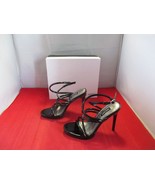 NINE WEST Women&#39;s Lexy Dress Sandals $99 - US Size 7 - Black - #826 - £24.51 GBP