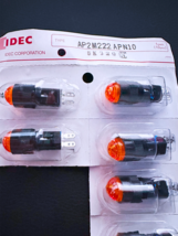 1PCS AP2M222A IDEC Miniature Pilot Light LED Amber Dome Shape 24V DC ±10% - £6.16 GBP