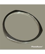 vintage Sterling silver 925 MODERN SILVER BANGLE - $152.40 CAD
