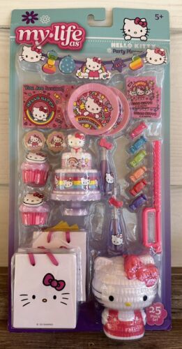 Primary image for MY LIFE AS HELLO KITTY Party Planner PINATA CUPCAKES Playset for 18" Dolls 25pcs