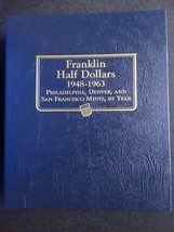 Whitman Franklin Half Dollars Coin Album Book 1948-1963 #9126 - £27.93 GBP