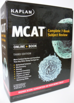 Kaplan Test Prep Ser. MCAT Complete 7-Book Subject Review Very Good Condition! - £69.88 GBP