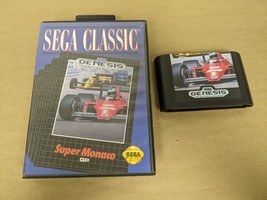 Super Monaco GP Sega Genesis Cartridge and Case - $6.95