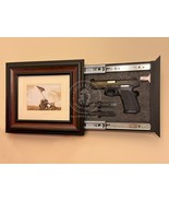 Hidden Storage Photo Frame for Gun and Valuables 14-1/2 x 12-1/2 / Brown - $1,933.05 MXN