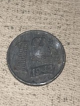 Netherlands 1942 - 1 Cent Zinc Coin - German Occupation - WWII - #6 - $1.99