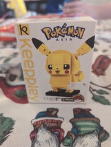 Pokemon Pikachu Keeppley Kit, 116 Piece, Asia Version, NIB, Pikachu Figure Toy - £15.63 GBP