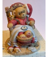 1998 Cherished Teddies 352713 Santa In A Chair With Feet In Water Bear F... - $7.78 CAD