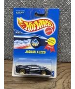Hot Wheels Jaguar XJ 220 Dark Blue/Sapphire #203 Gold Medal Speed KG - $6.93