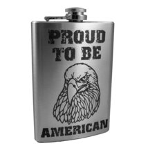 8oz Proud to Be American Flask - £16.94 GBP