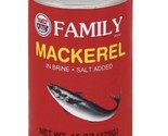 Family Mackerel In Brine Salt Added 15 Oz. (Pack Of 18 Cans) - $222.75