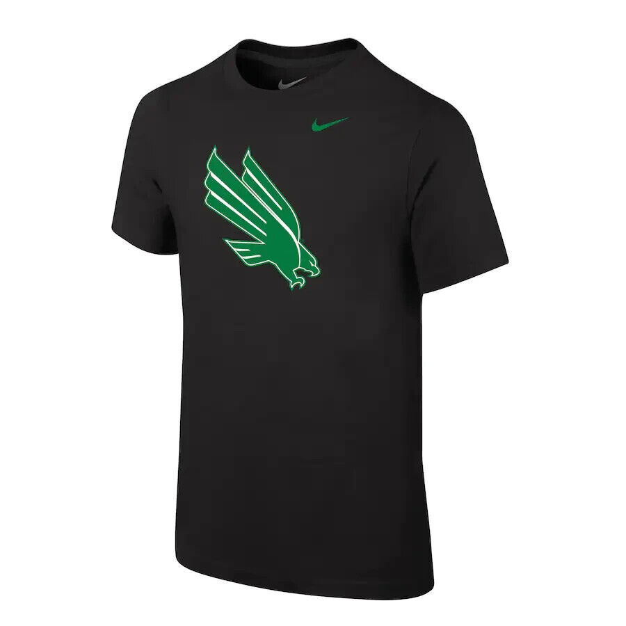 Nike Boys North Texas Eagles Core Cotton Short Sleeve Tee Black XL - $15.83