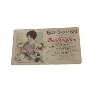 Mentholatum Colds And Soar Throat Advertisement Early 1900s - $126.23 MXN