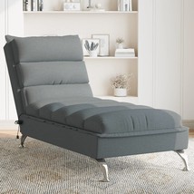 Massage Chaise Lounge Dark Grey - $5,371.72 MXN
