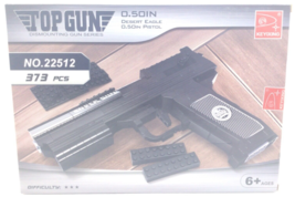 Top Gun Desert Eagle Pistol Building Block Toy 373 PCS Difficulty Level ... - $34.64