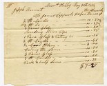 1814 Hand Written and Signed James Coppuck Receipt Mount Holly New Jersey  - £29.38 GBP