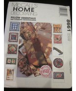 McCall&#39;s Pattern 8661 Home Decorating Pillow Essentials Uncut Brand New - £7.81 GBP