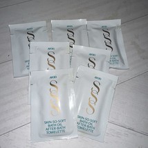 Vintage 1989 Avon Skin-So-Soft Bath Oil After Bath Towelettes 7 In Set - £14.45 GBP