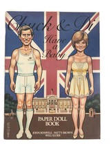 Chuck &amp; Di Have A Baby Paper Doll Book British Royal Family Uncut Vintage 1982  - £11.16 GBP
