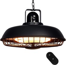 700/800/1500W Hanging Patio Heater With Ufo Shape Sandy Black, Infrared, B. - £114.67 GBP