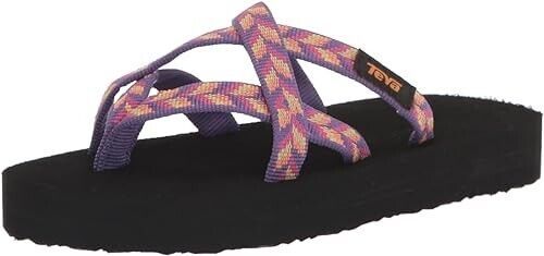 Primary image for Teva Olowahu Sandals Kids Girls 12 Retro Geometric Imperial Palace NEW