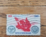 US Stamp Battle of New Orleans 5c Used Wave Cancel 1261 - $0.94